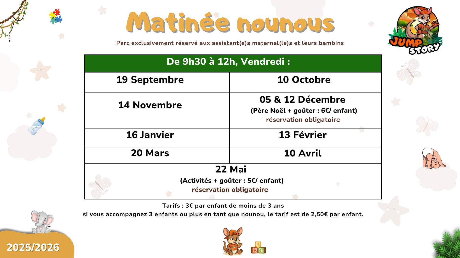 Matinée nounous Jump Story