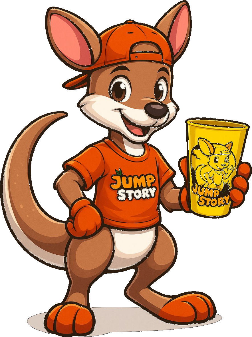 Jumpy avec son gobelet