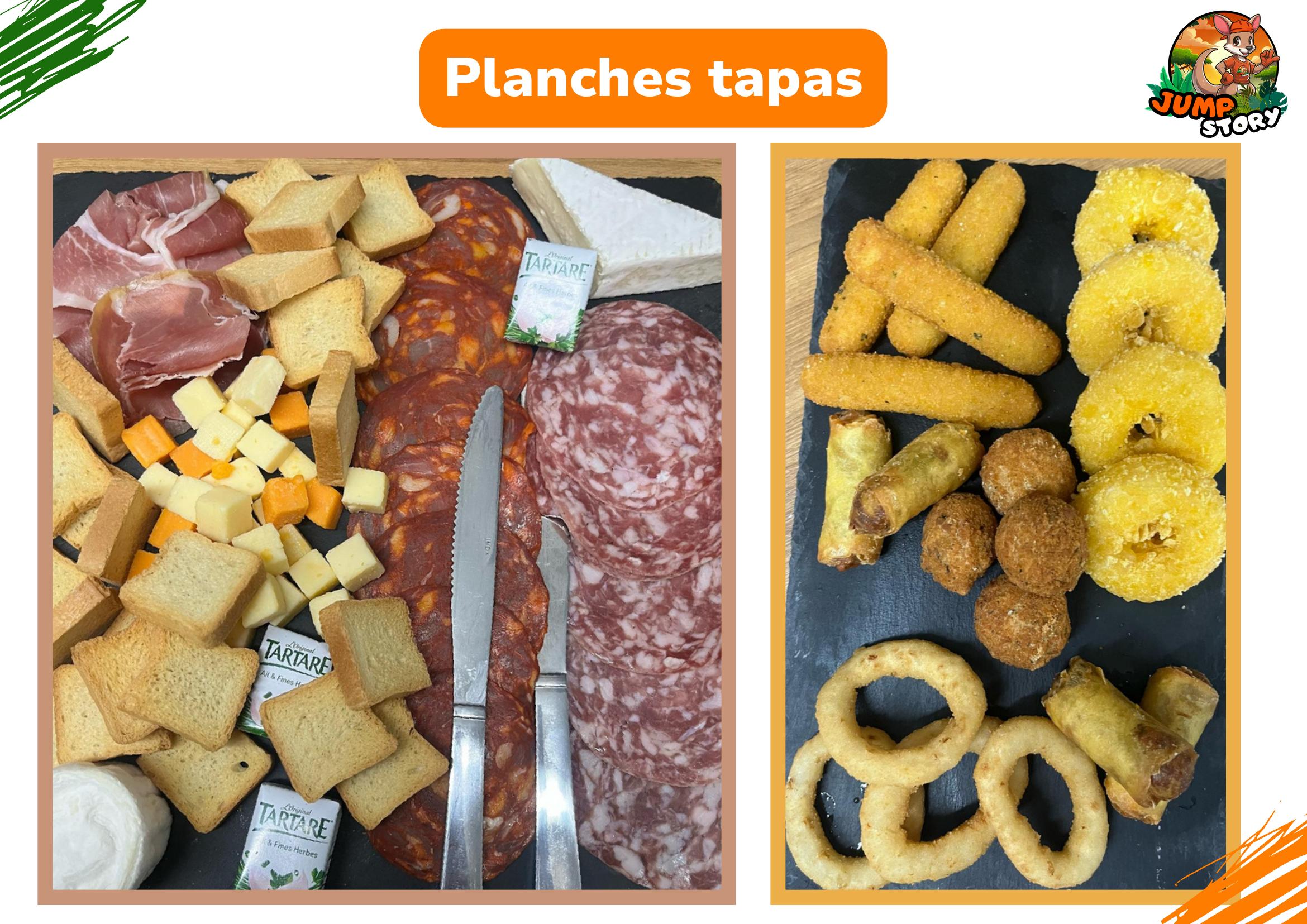 Planches tapas Jump Story