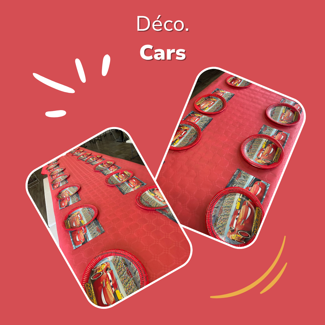 Décoration table Cars Jump Story