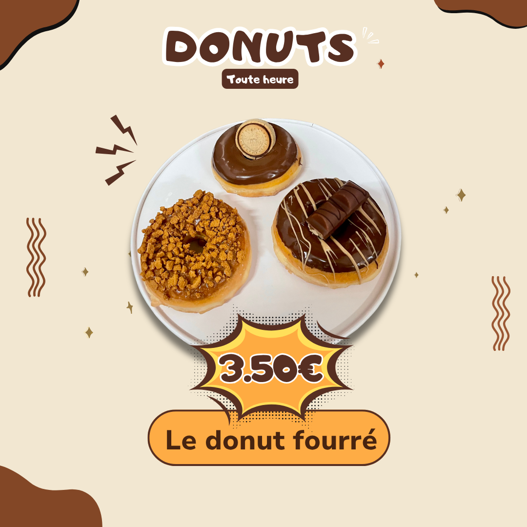 Donuts fourrés Jump Story — 3,50€ toute heure