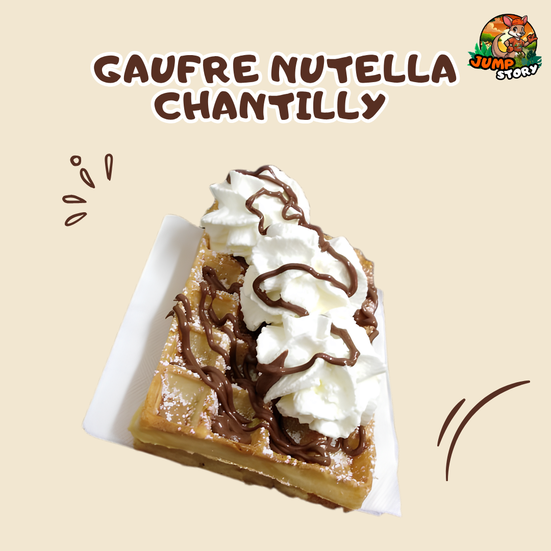 Gaufre nutella chantilly Jump Story
