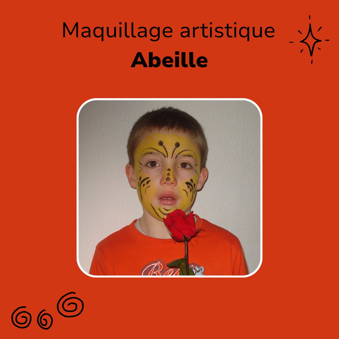 Maquillage artistique Abeille Jump Story