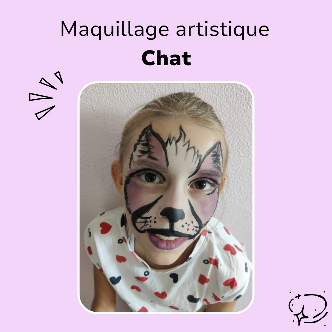 Maquillage artistique Chat Jump Story