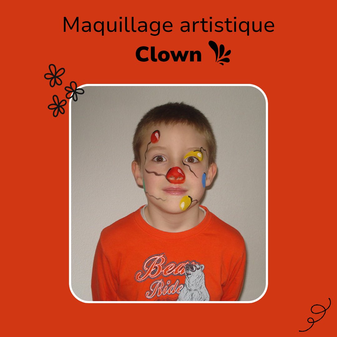 Maquillage artistique Clown Jump Story