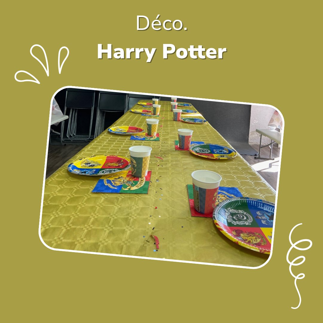 Décoration table Harry Potter Jump Story