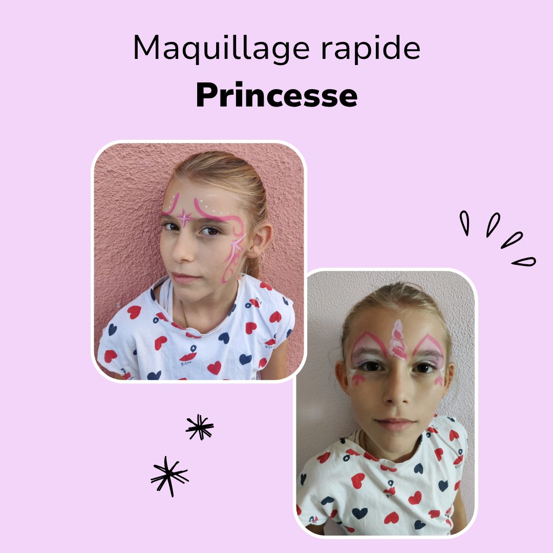 Maquillage rapide Princesse Jump Story