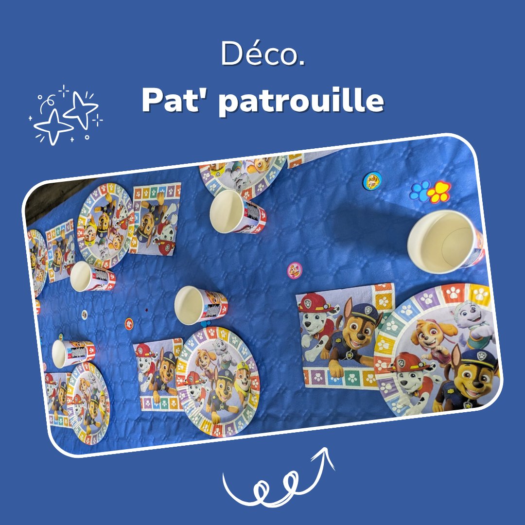 Décoration table Pat'patrouille Jump Story