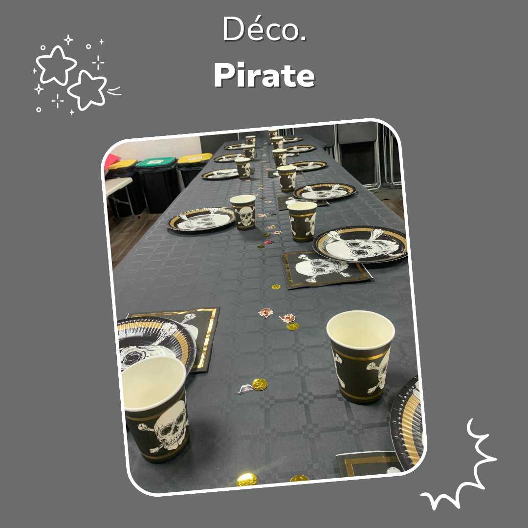 Décoration table Pirate Jump Story