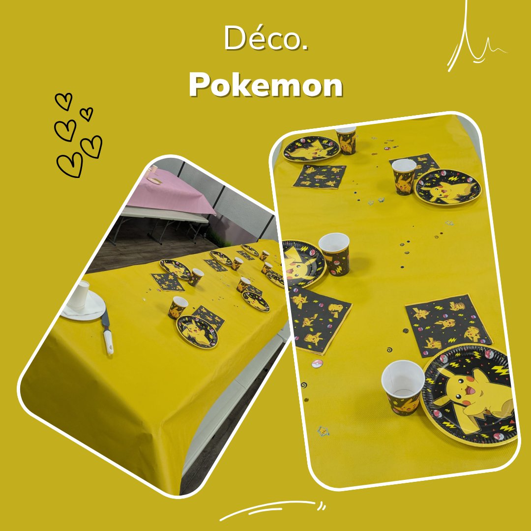 Décoration table Pokémon Jump Story