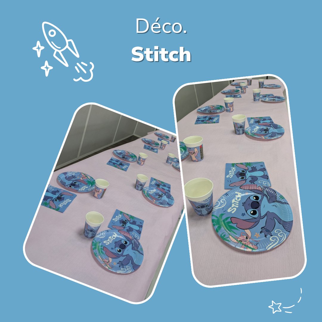 Décoration table Stitch Jump Story